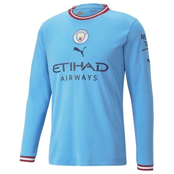 Tailandia Camiseta Manchester City 1ª ML 2022 2023